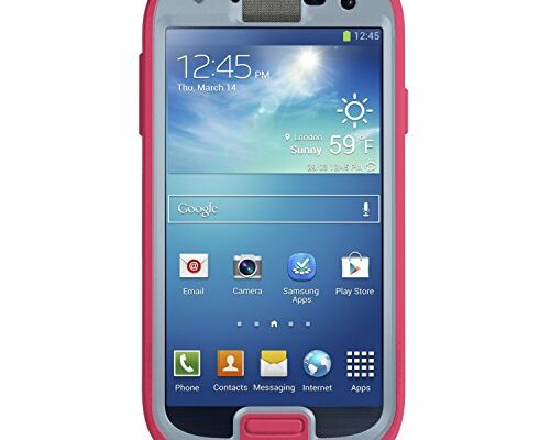 OTTERBOX Preserver Series Waterproof Case for Samsung Galaxy S4 - Retail Packaging - Primrose (Blaze Pink/Powder Gray)