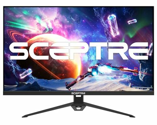 Sceptre IPS 24” Gaming Monitor 165Hz 144Hz Full HD (1920 x 1080) FreeSync Eye Care FPS RTS DisplayPort HDMI Build-in Speakers, Machine Black 2020 (E248B-FPT168),IPS 24" 165Hz