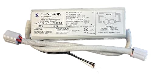 Sunpark SL15T-1 Electronic circline Ballast with lamp Holders Attached