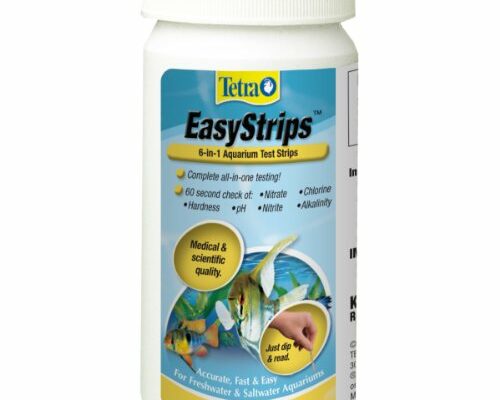 Tetra EasyStrips 6-In-1 Aquarium Test Strips, Water Testing 100 Count (Pack of 1)