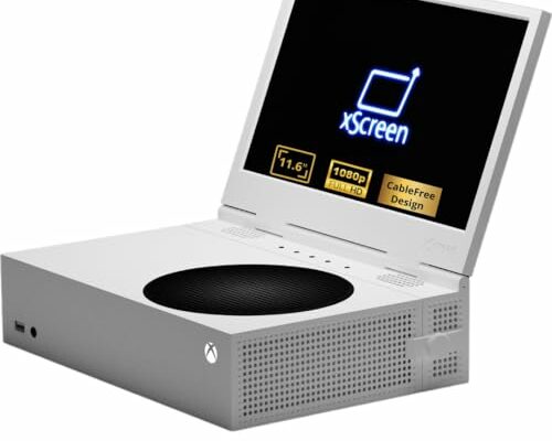 UPspec Gaming xScreen - 11.6 1080P FHD 60Hz IPS Portable Screen for Xbox Series S (not Included) - Unique CABLEFREE Design