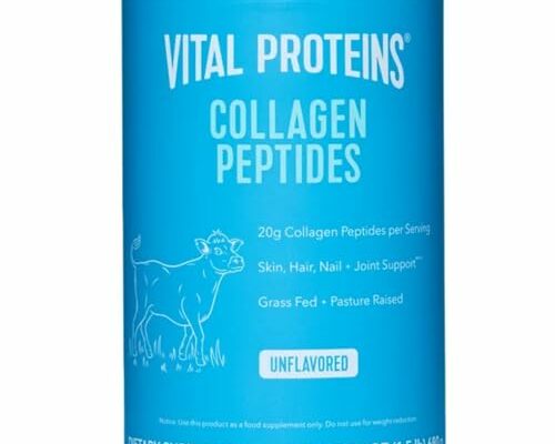 Vital Proteins Natural Whole Nutrition Collagen Peptides - Pasture Raised, Grass Fed, Paleo Friendly, Gluten Free, Single Ingredient - 24 Ounce